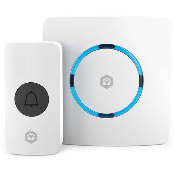 Zvonek bezdrátový Nedis SmartLife, Wi-Fi bílý


