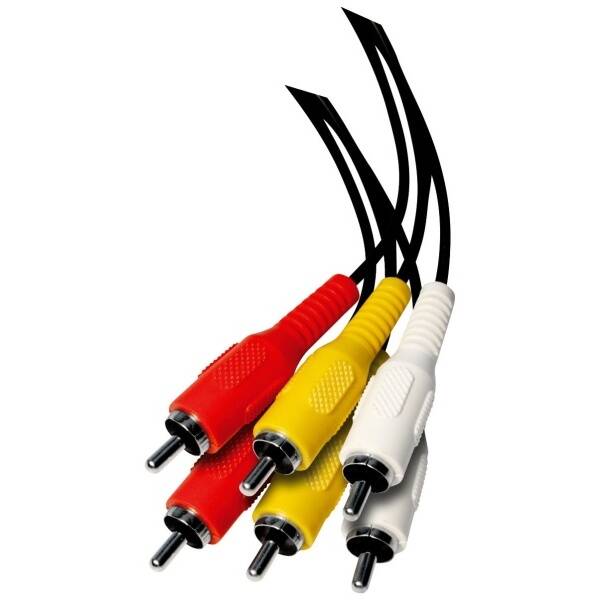 Kabel EMOS 3x Cinch / 3x Cinch , 1,5m černý

