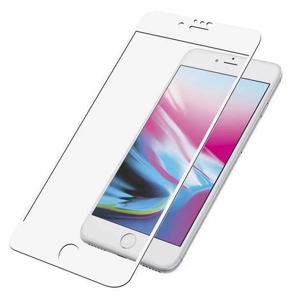 Tvrzené sklo PanzerGlass Edge-to-Edge na Apple iPhone 6/6s/7/8 bílé

