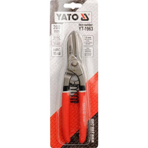 Nůžky na plech YATO YT-1963 200mm 

