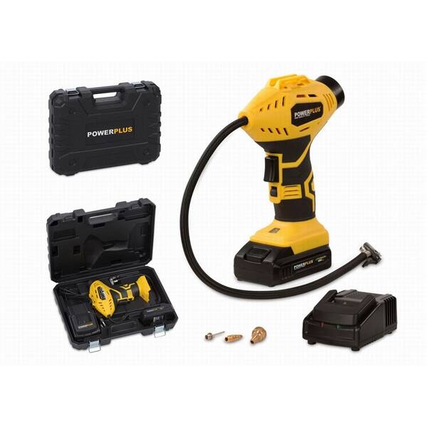 Kompresor POWERPLUS POWX1700 (s baterií) 

