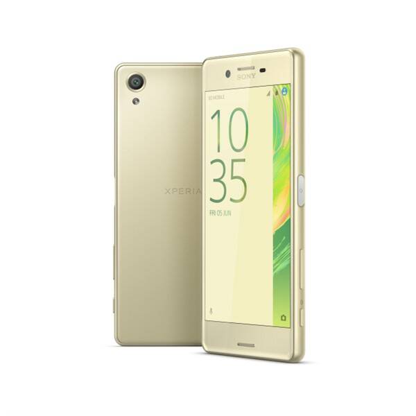 Mobilní telefon Sony X (F5121) - Lime Gold 

