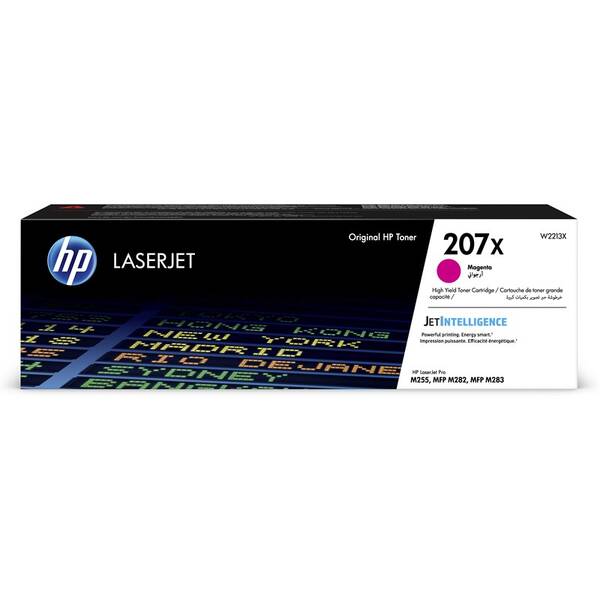 Toner HP 207X, 2 450 stran purpurový

