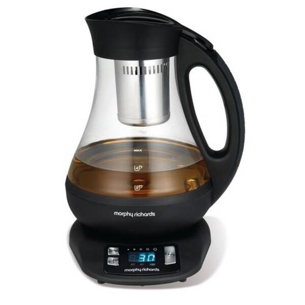 Čajovar Morphy Richards MR-43970 černý/nerez/průhledný

