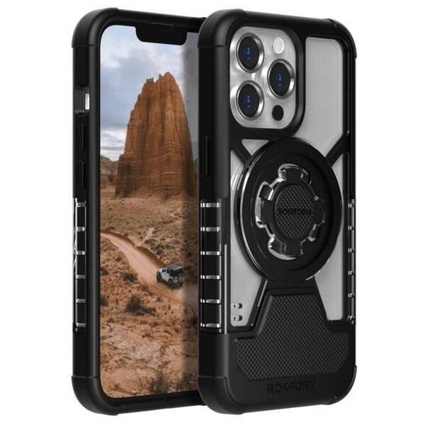 Kryt na mobil Rokform Crystal na Apple iPhone 13 Pro černý/průhledný

