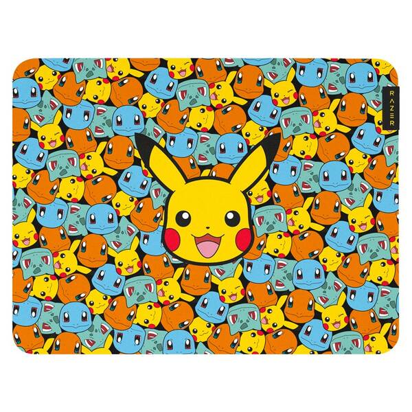 Podložka pod myš Razer Gigantus V2 Medium Pokémon Kanto Starters Ed. vícebarevná

