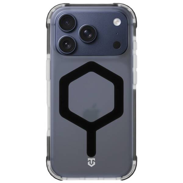 Kryt na mobil Tactical MagForce Hexagon na Apple iPhone 17 Pro černý/průhledný

