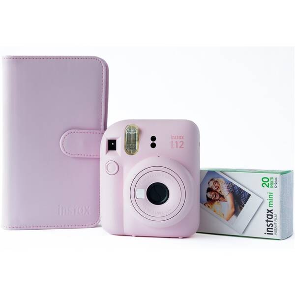 Instantní fotoaparát Fujifilm Instax mini 12 ALBUM BUNDLE růžový

