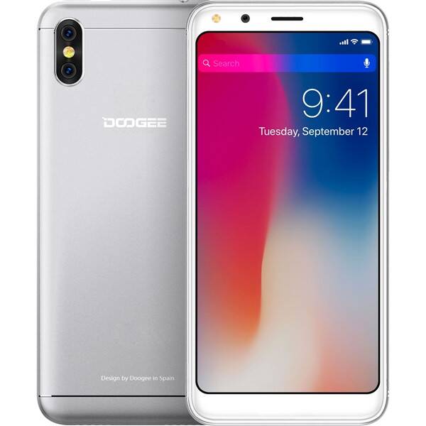 Mobilní telefon Doogee X53 Dual SIM 16 GB stříbrný

