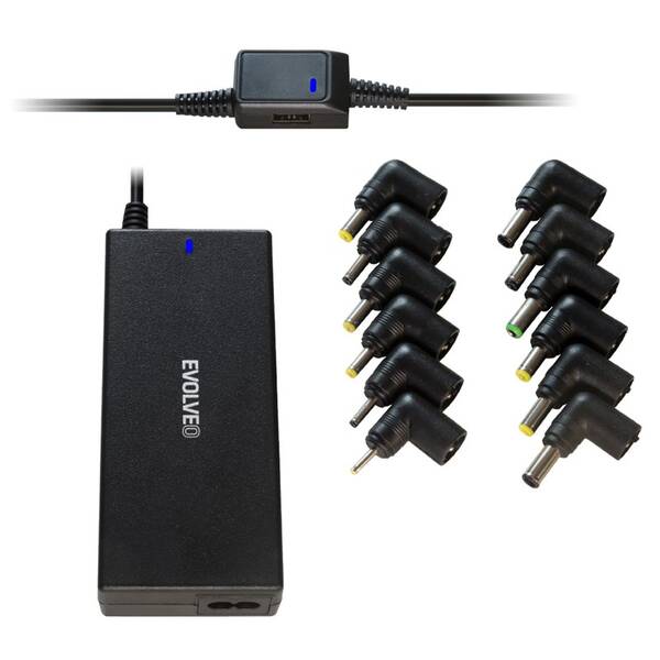 Napájecí adaptér Evolveo Chargee A90 pro notebooky 90W 

