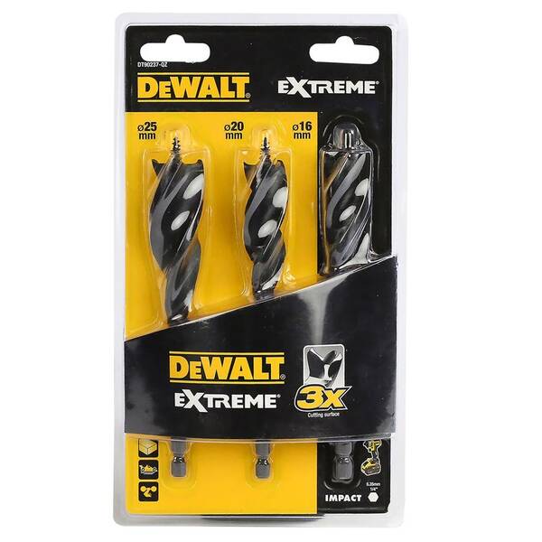 Sada vrtáků Dewalt DT90237 (3 ks) 


