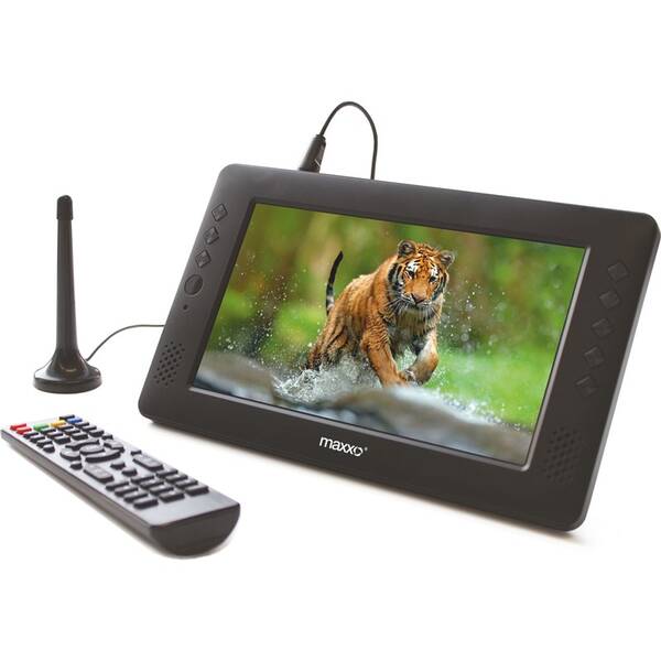 Televize Maxxo mini TV HD – T2 HEVC/H.265 černý

