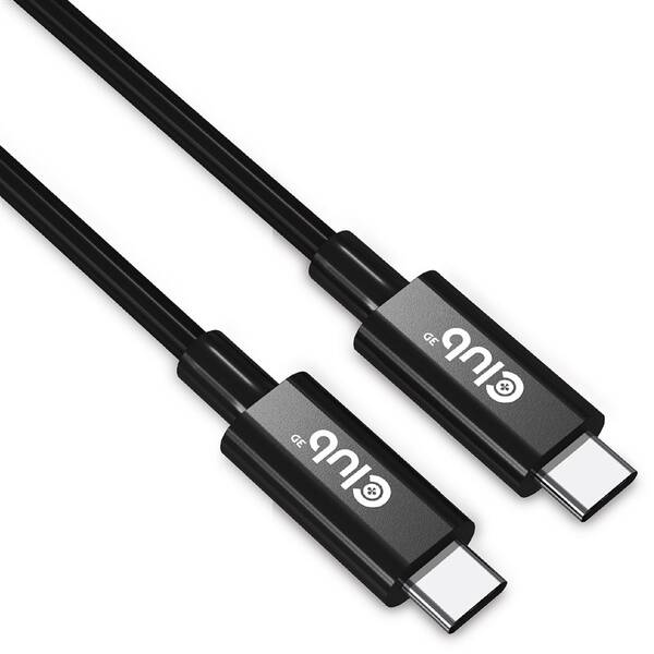 Kabel Club3D USB-C PD, 8K60Hz UHD, 240W, 3m černý

