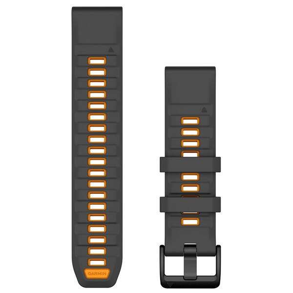 Řemínek Garmin QuickFit (22 mm) šedý/oranžový

