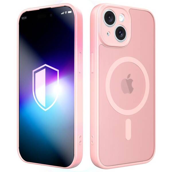 Kryt na mobil 3mk Misty MagCase  na Apple iPhone 15 růžový

