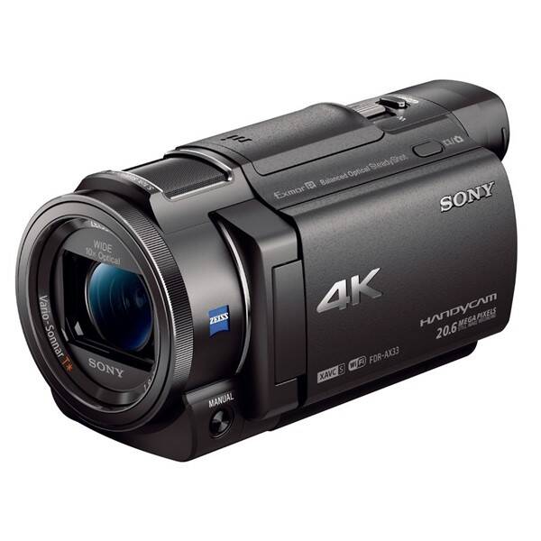 Videokamera Sony FDR-AX33B černá barva
