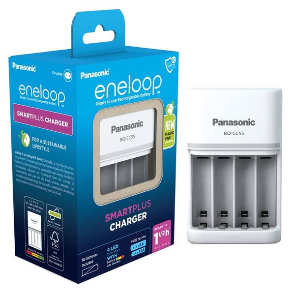Nabíječka Panasonic Eneloop Smart-Quick Charger pro AA,AAA 

