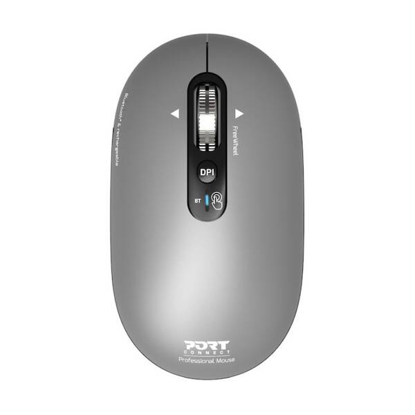 Myš PORT CONNECT Pure MAC šedá

