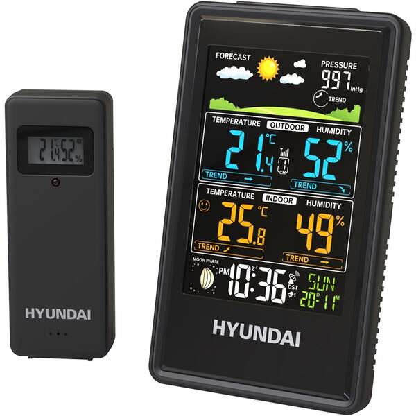 Meteorologická stanice Hyundai WS 2350 černá

