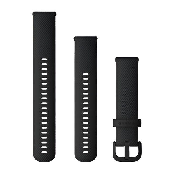 Řemínek Garmin Quick Release (20 mm), silikonový černý


