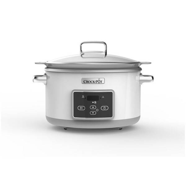 Pomalý hrnec CrockPot CSC026X šedý/bílý

