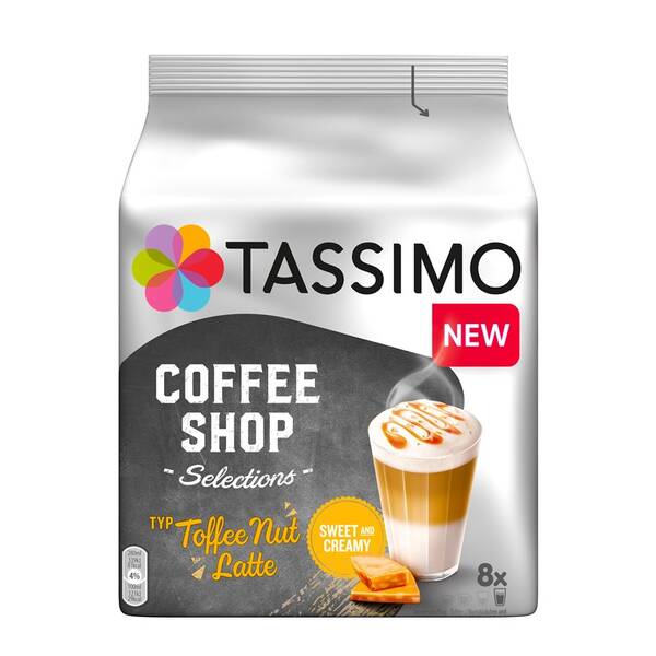 Kapsle pro espressa Tassimo Toffee Nut Latte 268 g 

