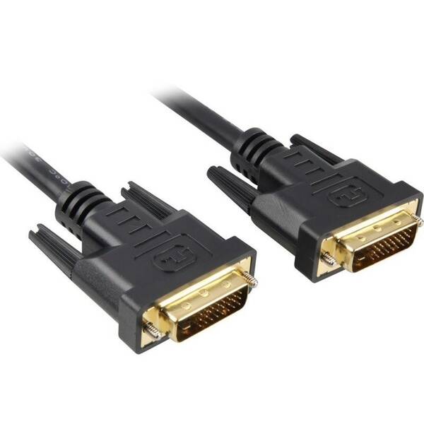 Kabel Digitus DVI, 2m černý

