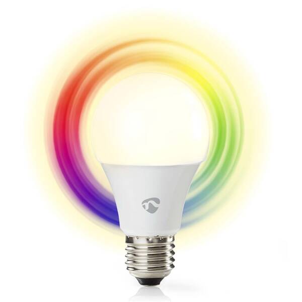 Chytrá žárovka Nedis SmartLife klisik, Wi-Fi, E27, 806 lm, 9 W, RGB / Teplá - studená bílá 


