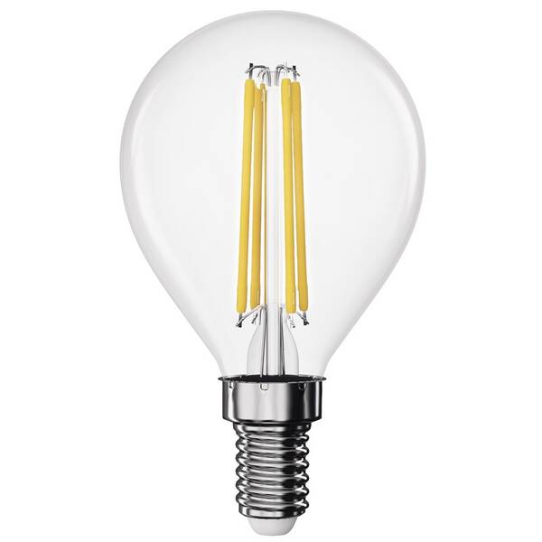 Žárovka LED EMOS Filament Mini Globe, 1,8 W, E14, teplá bílá 

