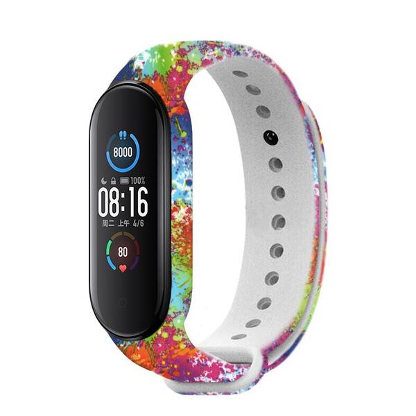 Řemínek RhinoTech na Xiaomi Mi Band 6 - motiv paintball 

