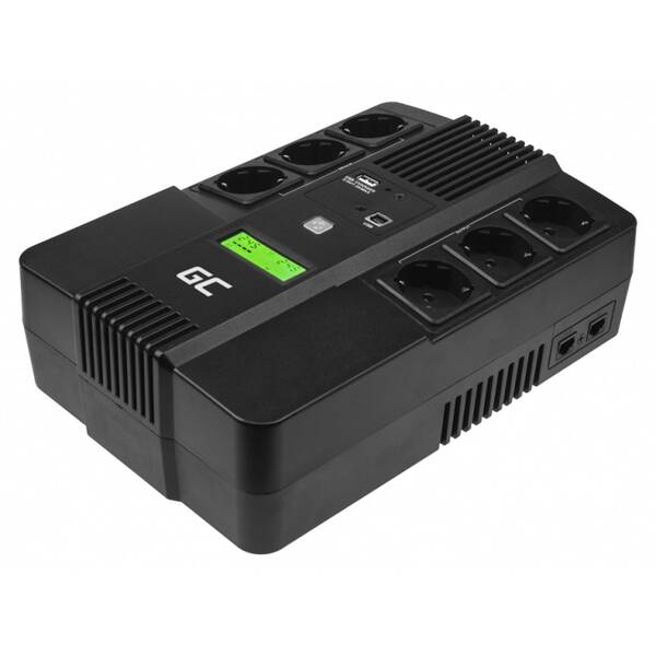 Záložní zdroj Green Cell AiO 800VA LCD černý

