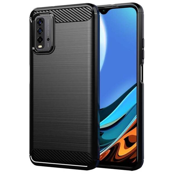 Kryt na mobil WG Carbon na Xiaomi Redmi 9T černý

