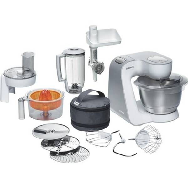 Kuchyňský robot Bosch MUM54240 stříbrný/bílý


