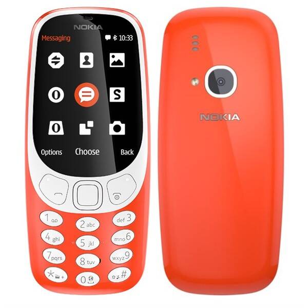 Mobilní telefon Nokia 3310 (2017) Dual SIM červený

