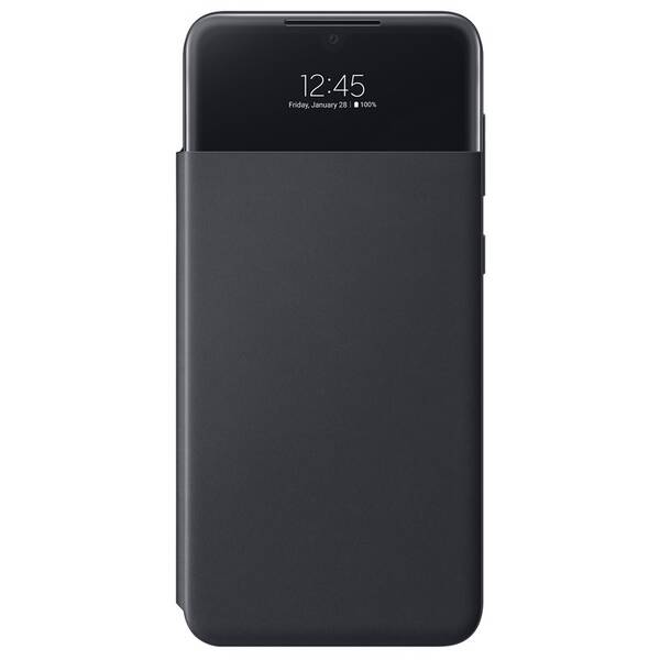 Pouzdro na mobil flipové Samsung S View Wallet Cover na Galaxy A33 5G černá barva

