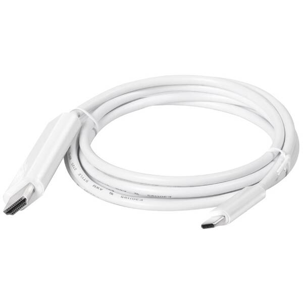 Kabel Club3D USB-C/HDMI 2.0 4K60Hz, UHD, 1,8m bílý

