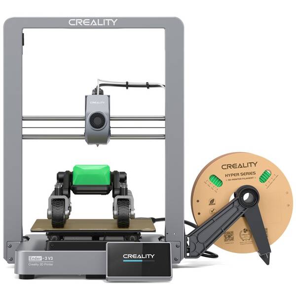 3D tiskárna Creality Ender-3 V3 šedá barva
