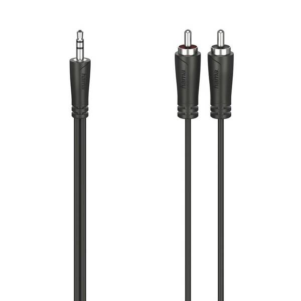 Kabel Hama Jack 3,5 mm / 2x cinch (RCA), 1,5 m černý

