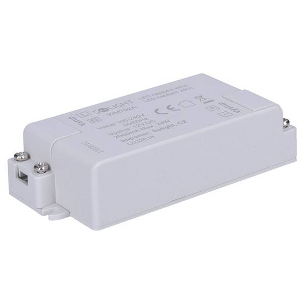 Napájecí zdroj Solight LED, 230V - 12V, 2A, 24W, IP20 bílý

