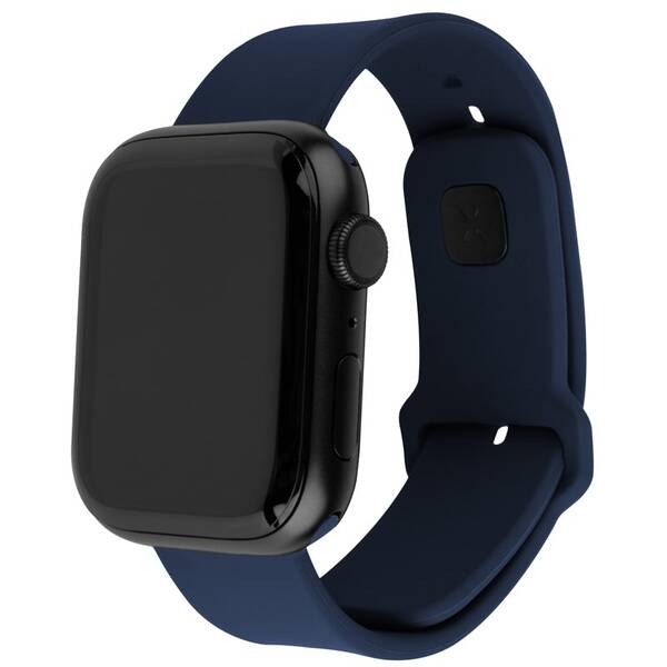 Řemínek FIXED Silicone Sporty Strap na Apple Watch 42/44/45mm modrý

