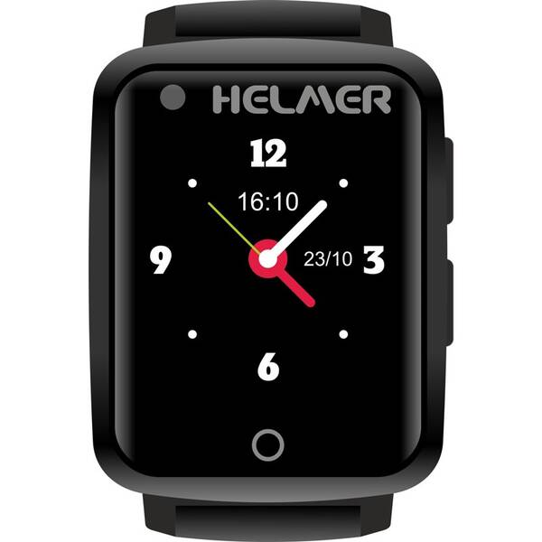 Chytré hodinky Helmer LK 716 pro seniory s GPS lokátorem černé

