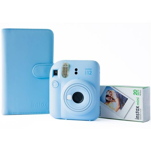 Instantní fotoaparát Fujifilm Instax mini 12 ALBUM BUNDLE modrý


