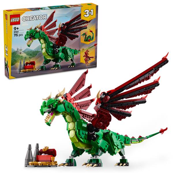 Stavebnice LEGO® Creator 3 v 1 31161 Středověký drak 

