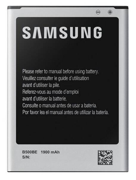 Baterie Samsung pro Galaxy S4 mini s NFC, Li-Ion 1900mAh (EB-B500BEBE) bílá

