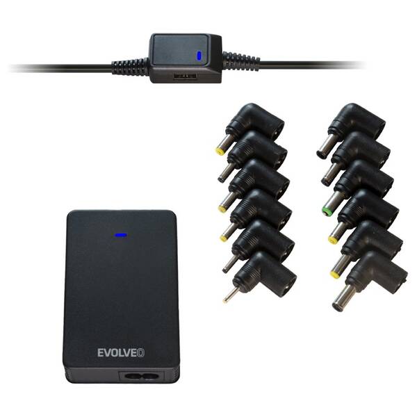 Napájecí adaptér Evolveo Chargee B70 pro notebooky 70W 

