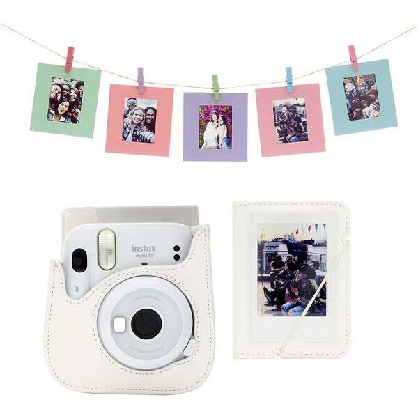 Instantní fotoaparát Fujifilm Instax mini 11 Dárkové balení bílý


