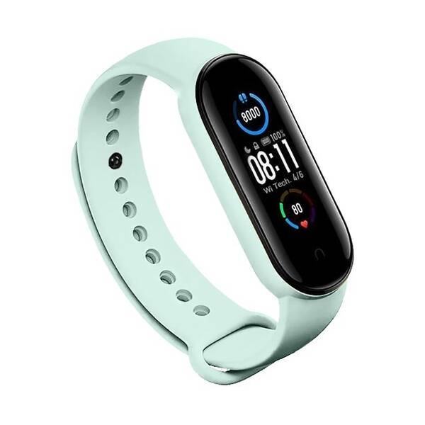 Řemínek RhinoTech na Xiaomi Mi Band 5 - Turquoise 

