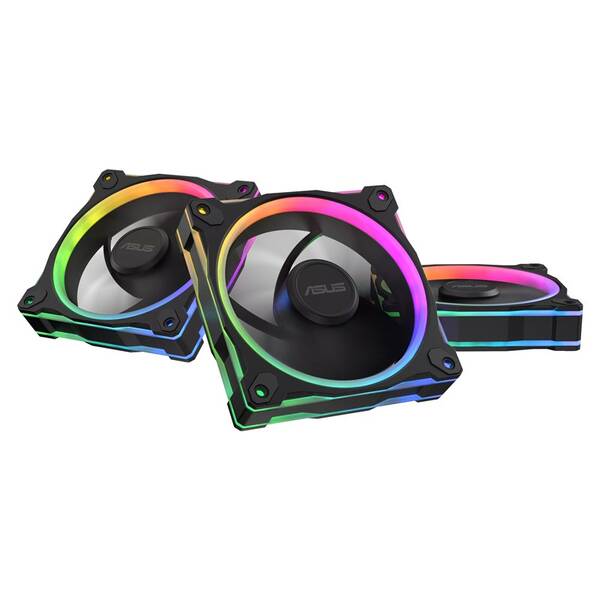 Ventilátor Asus PRIME MR120 ARGB, 3 ks černý

