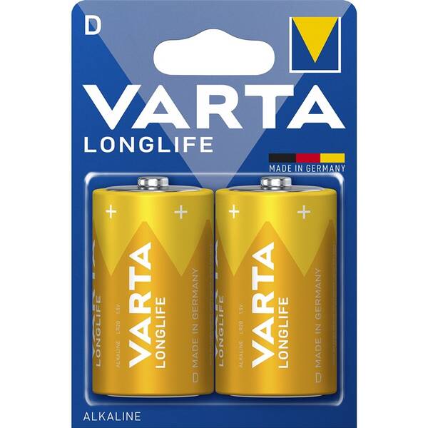 Baterie alkalická Varta D, LR20, blistr 2ks 

