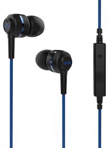 Sluchátka SoundMAGIC ES18S černá/modrá

